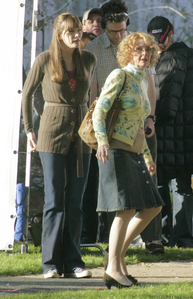 On the set with Diane Keaton, February 2nd 2007
