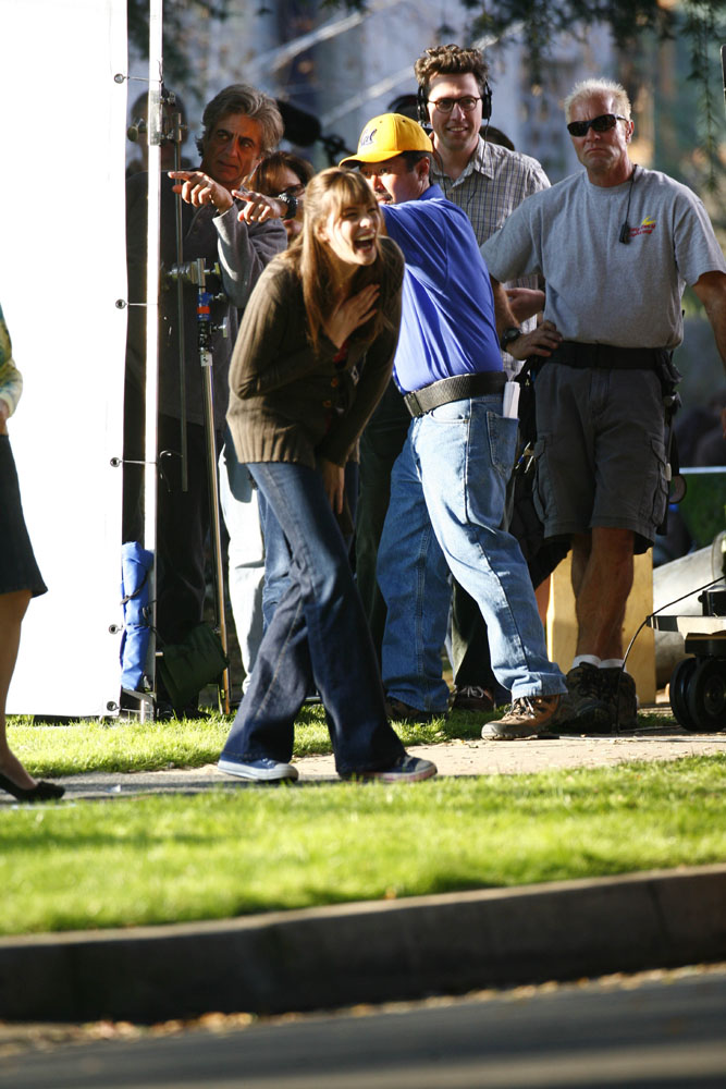 On the set, February 2nd 2007