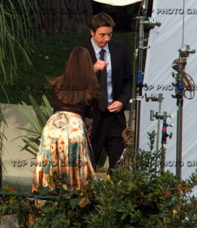 On the set with Dax Shepard, January 29th 2007