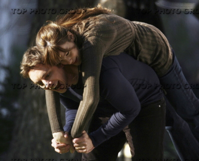 On the set with Dax Shepard, February 2nd 2007