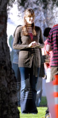 On the set, February 2nd 2007