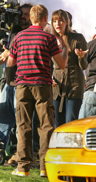 On the set with Mike White, February 2nd 2007