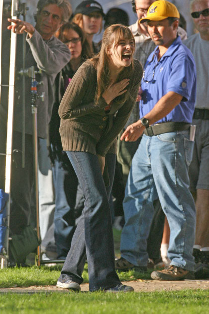 On the set, February 2nd 2007
