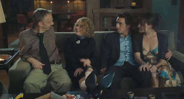 with Mike White, Diane Keaton and Dax Shepard