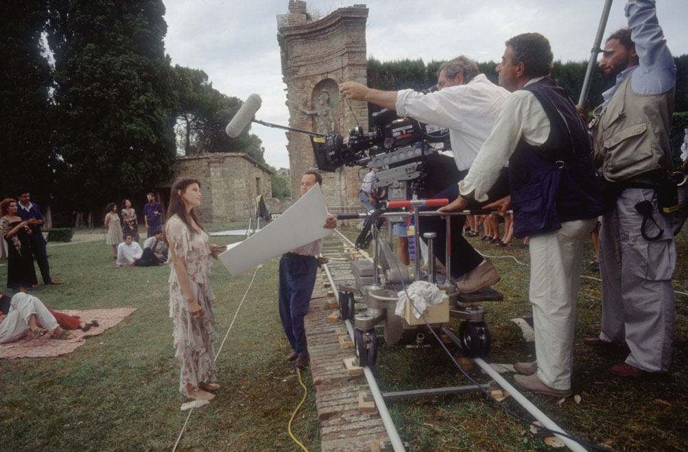 On the set