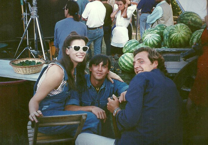 On the set