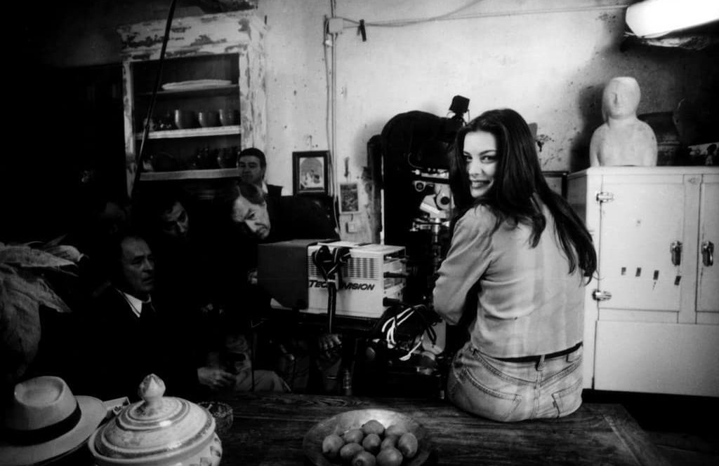 On the set - with Bernardo Bertolucci, from the dreamer