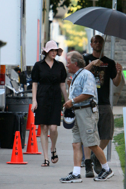 On the set, August 6th 2007