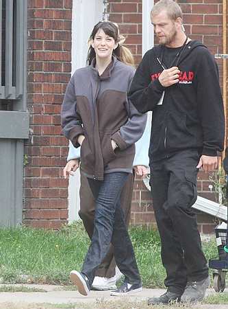 On the set, October 2nd 2007