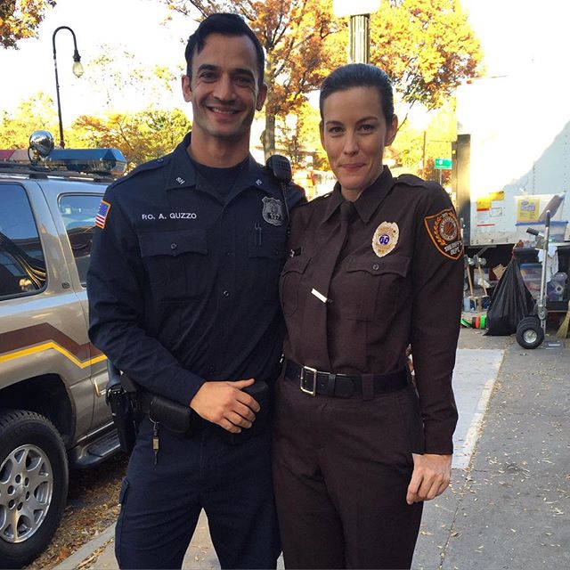 On the set - with Anthony Guzzo