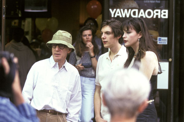 with Woody Allen and Lukas Haas