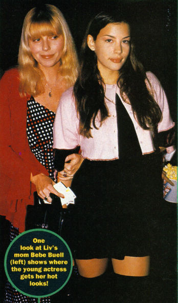 with mom - Bebe Buell