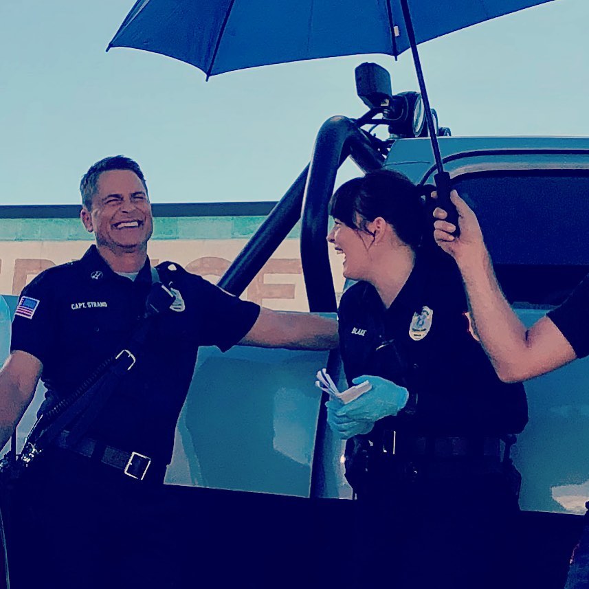 with Rob Lowe, from Robert Craighead's Instagram