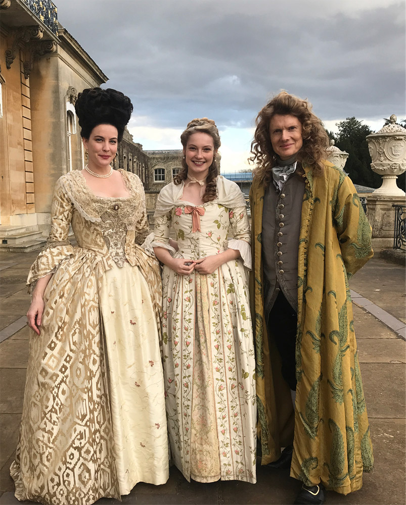 with Hannah Dodd and Julian Rhind-Tutt, from Hannah Dodd's Instagram