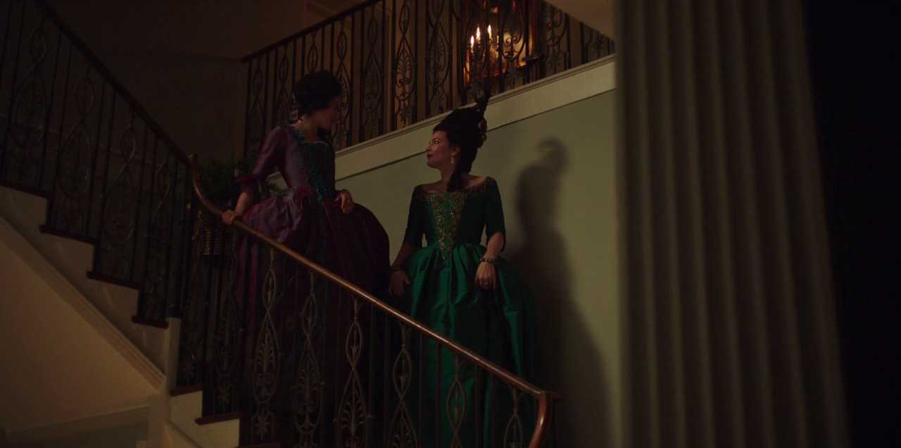 with Jessica Brown Findlay