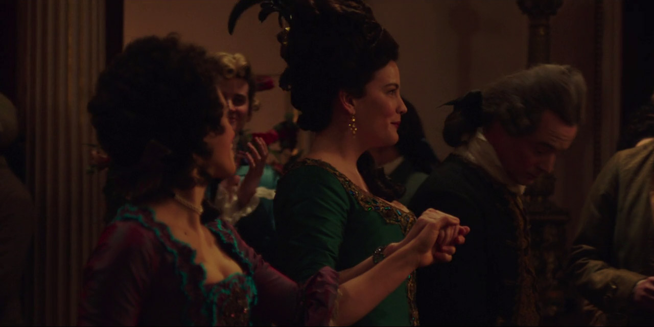 with Jessica Brown Findlay