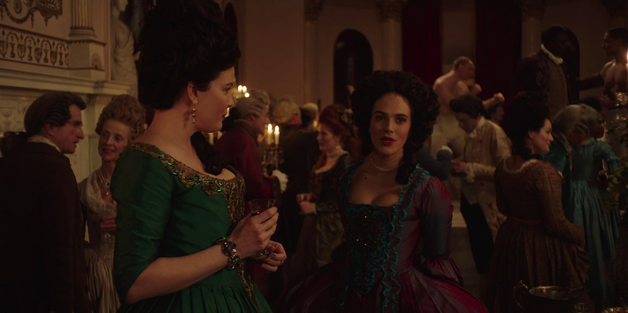 with Jessica Brown Findlay