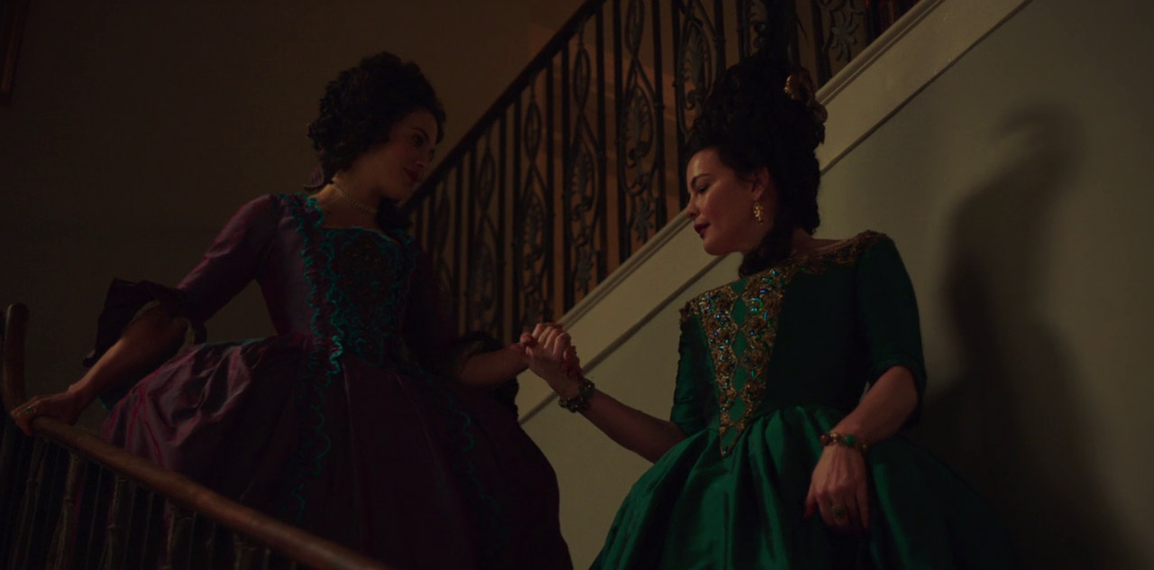 with Jessica Brown Findlay