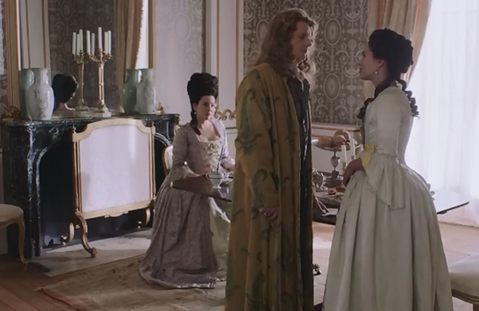 with Julian Rhind-Tutt and Jessica Brown Findlay