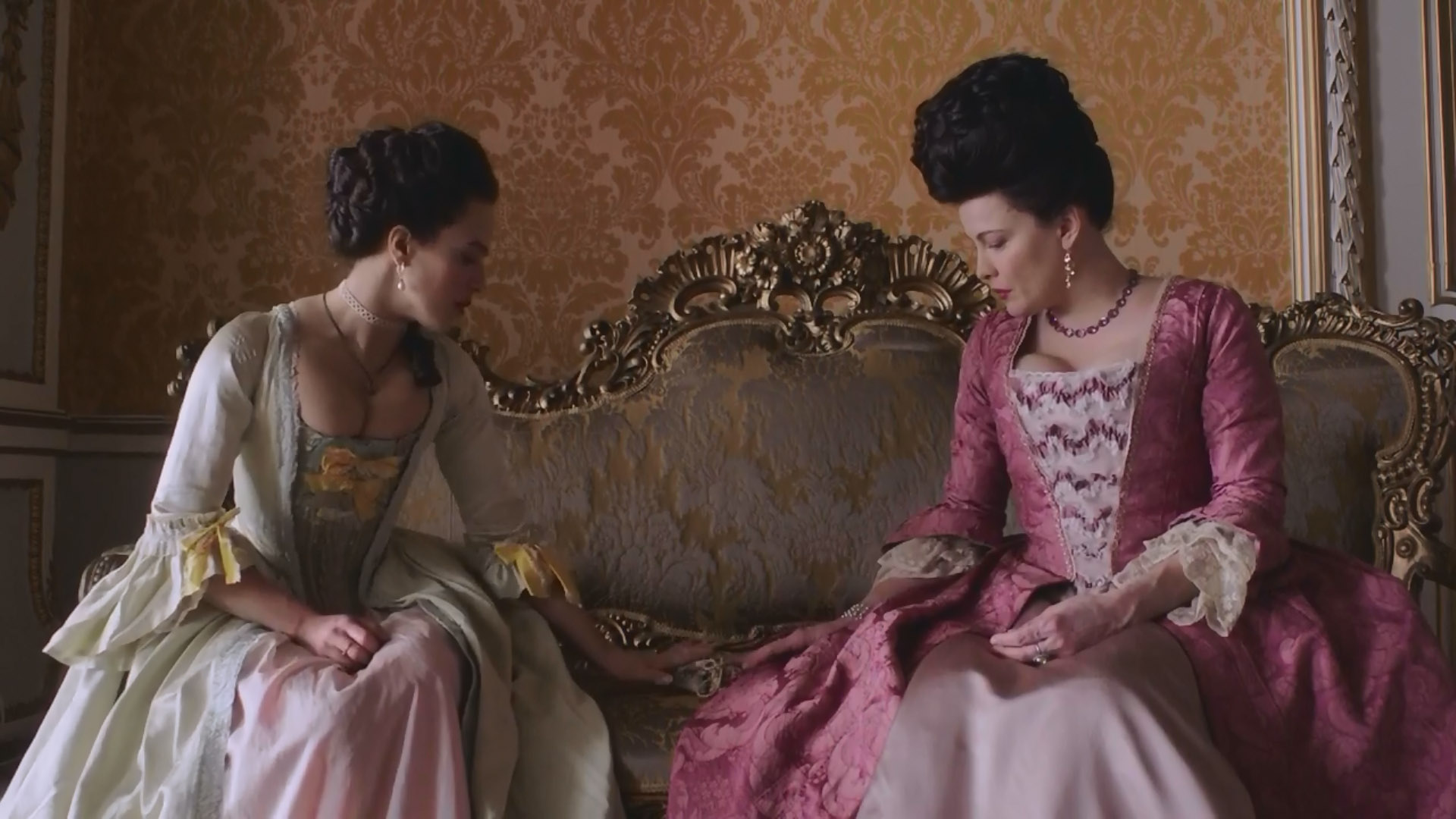 with Jessica Brown Findlay