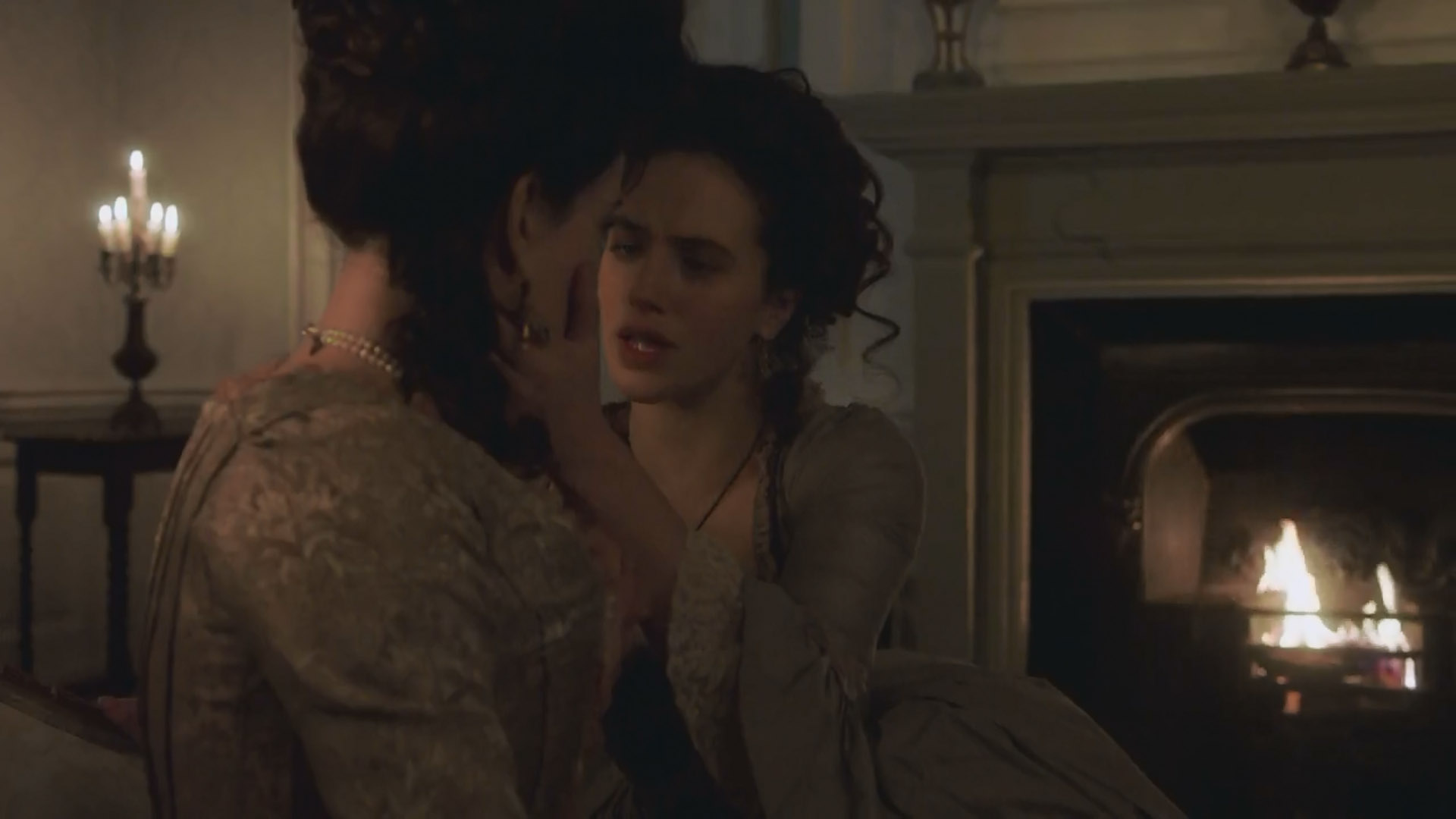 with Jessica Brown Findlay