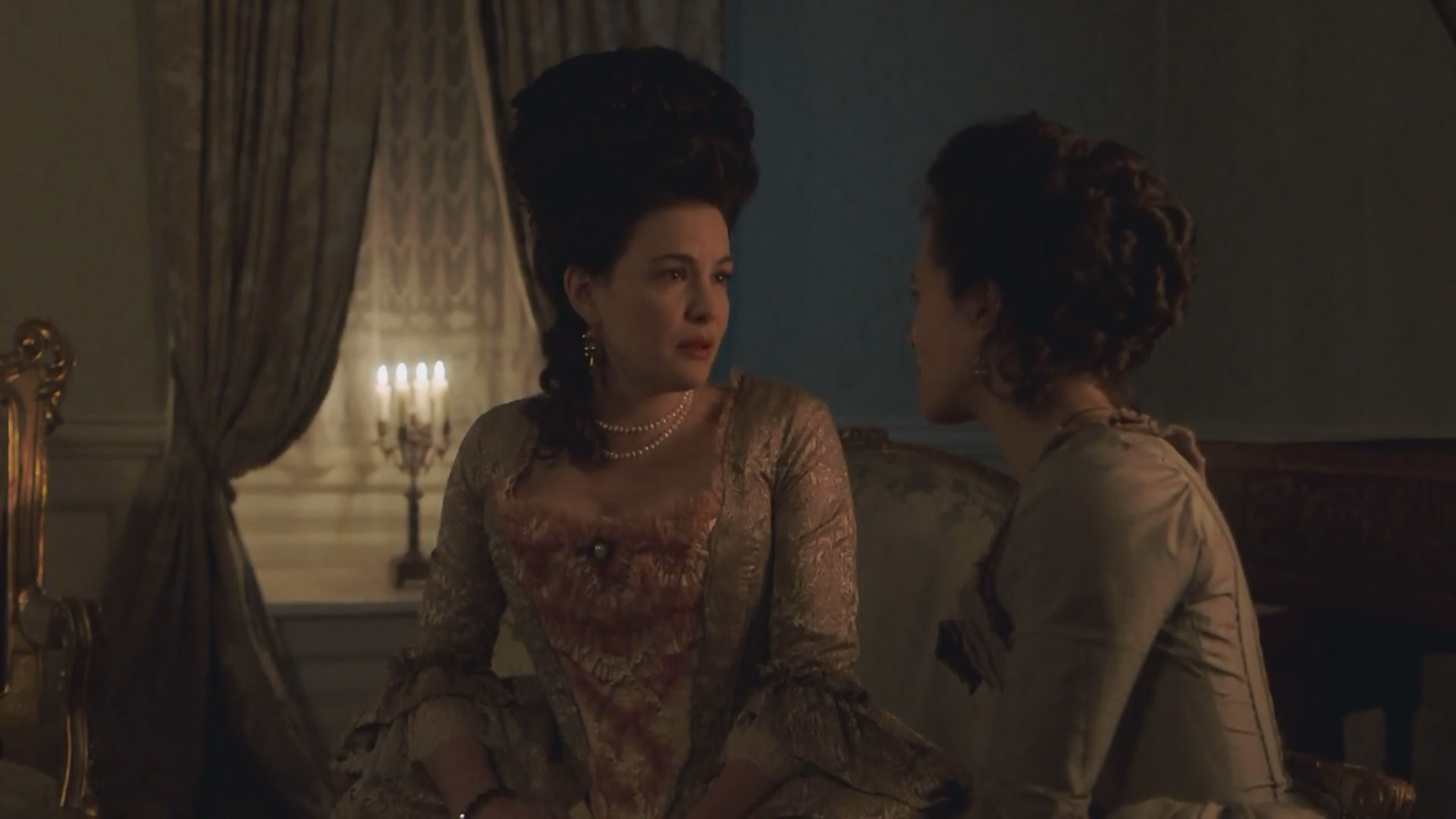 with Jessica Brown Findlay