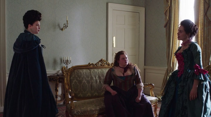with Bronwyn James and Jessica Brown Findlay