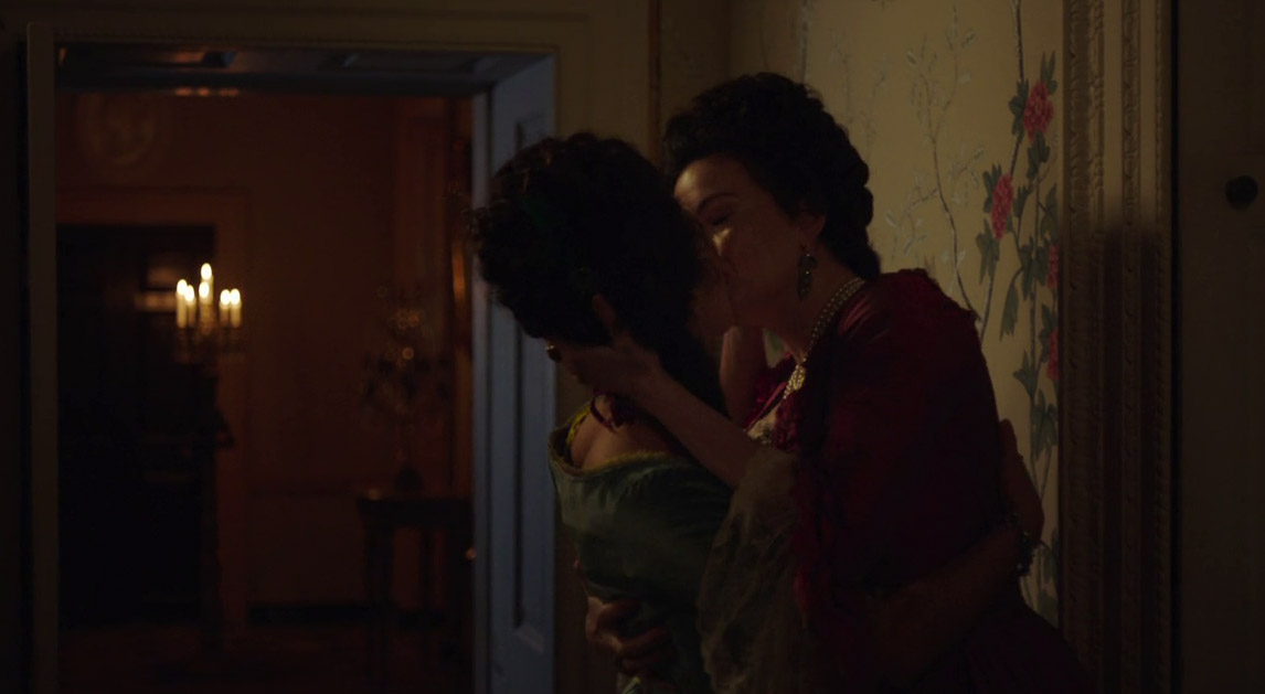 with Jessica Brown Findlay