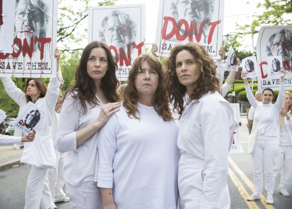 with Ann Dowd and Amy Brenneman