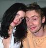 with fiance - Royston Langdon
