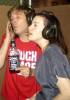 Liv recording with Evan Dando, London, UK