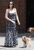 with her dog Neal