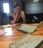 "Deep in the heart of Texas . Lunch in a trailer. Not as glamorous as you think. Megan abbot . #theleftovers season 2 @the_leftovers_hbo @hbo"