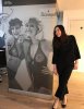 "Fun day at the @triumphlingerie office. Loving all the vintage archives and images"