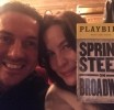 "The boss on Broadway with my baby @davidgardner"