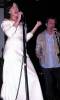 Liv singing with her fiance
