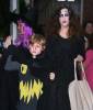 Happy Halloween! Liv the bewitched Zombie, Milo the lighting-wizard trick-or-treating in NY