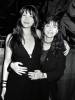 with mom Bebe Buell