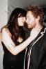with husband Royston Langdon - at Launch party of Burberry Brit fragrance, New York, September 18th 2003