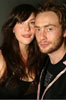 with husband Royston Langdon - at Launch party of Burberry Brit fragrance, New York, September 18th 2003