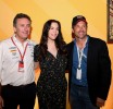 with Alejandro Agag and Patrick Dempsey