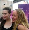with journalist Elena SolinÃ­s (Photo courtesy of Elena SolinÃ­s)