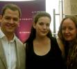 with journalist Elena SolinÃ­s and her brother Carlos -  PR Manager of Givenchy Spain (Photo courtesy of Elena SolinÃ­s)