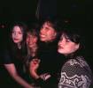 with sister Mia, dad Steven and his wife - Teresa