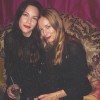 with Lucie de la Falaise, from Mary Charteris Instagram