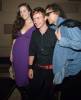 with husband Royston Langdon and Mick Rock