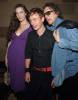 with husband Royston Langdon and Mick Rock