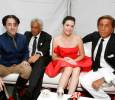 with Alan Cumming, Giancarlo Giamette and Valentino Garavani