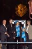 with NYC Mayor Michael Bloomberg, UNICEF contest winners and Judy Collins - at UNICEF snowflake lighting ceremony, New York, November 20th 2003