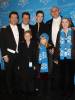 with the Irish Tenors and contest winners